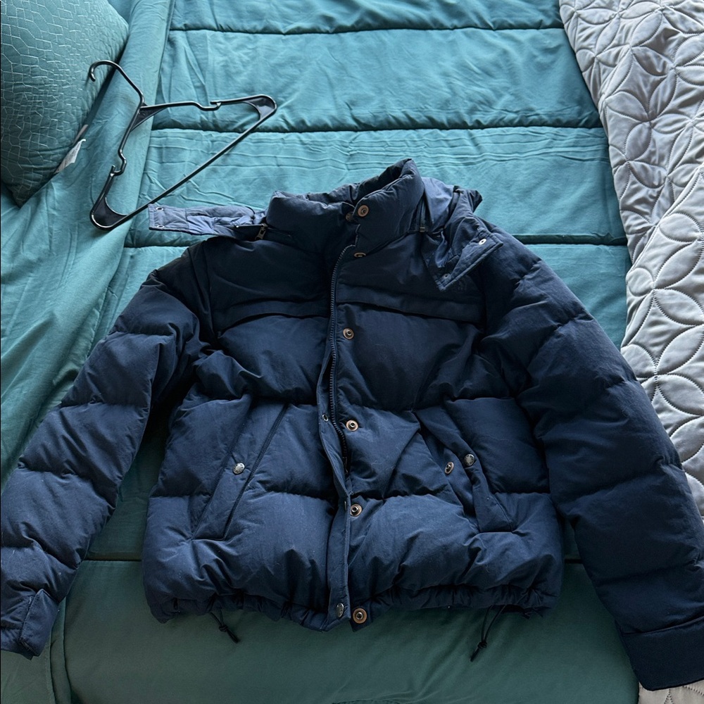 The North Face Dark Blue Puffer Jacket
